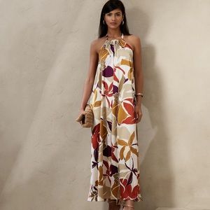 Banana Republic trapeze maxi dress